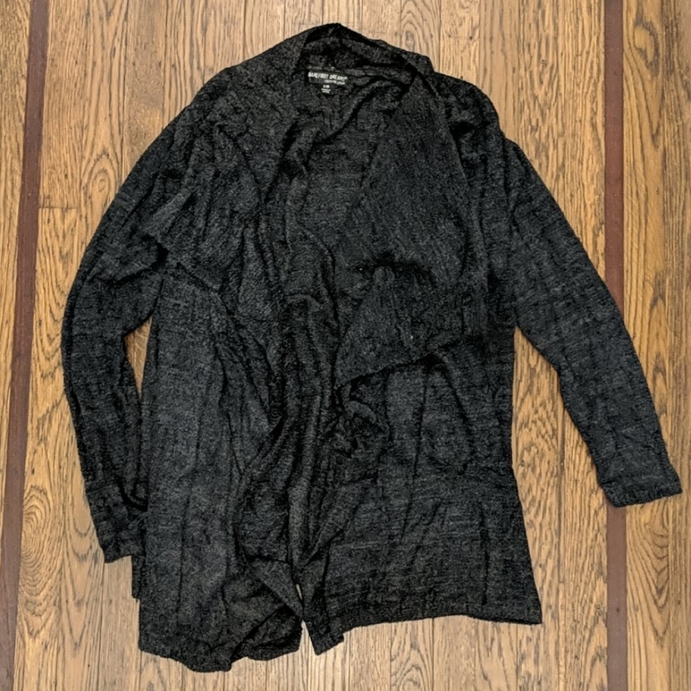 Heather boucle shawl cardigan